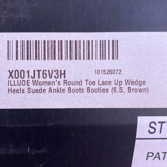 ILLUDE Brown Suede Lace-Up Ankle Boots - Picture 7 of 7